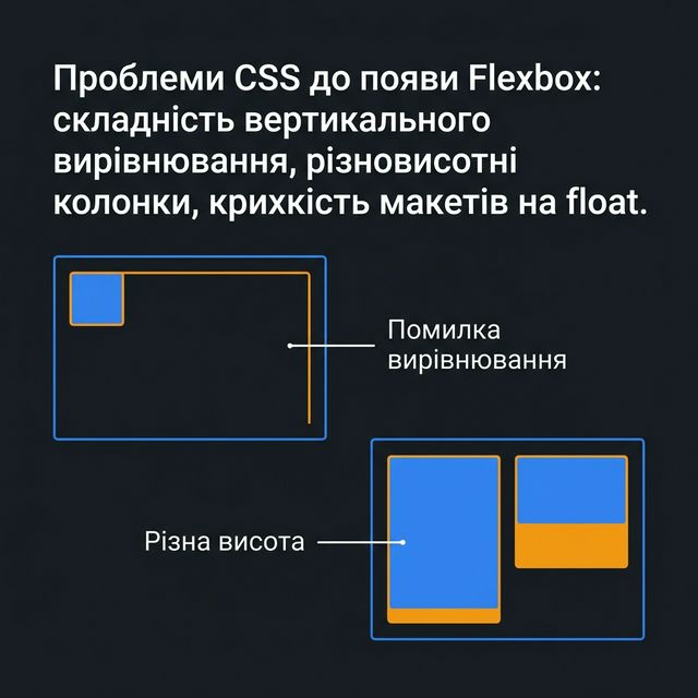 Проблеми лейауту до Flexbox